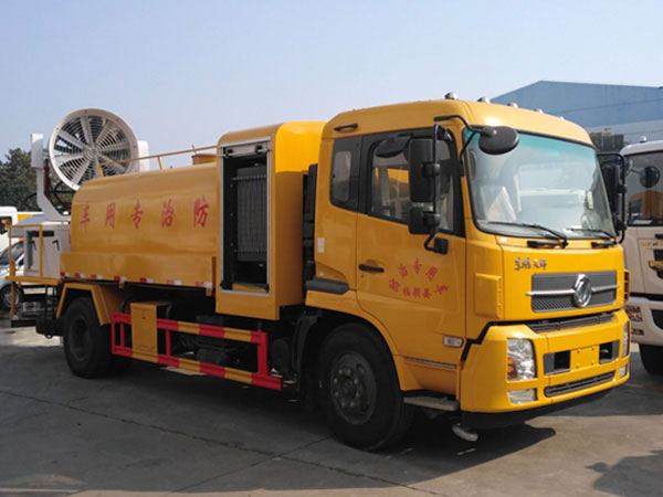 10方抑塵車(chē) 國(guó)五天錦噴藥防治病蟲(chóng)害專(zhuān)用霧炮車(chē)