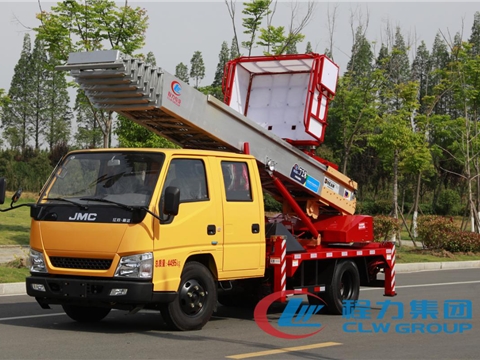 韓國(guó)進(jìn)口江鈴28米/30米/33米云梯搬家車(chē)-程力云梯車(chē)