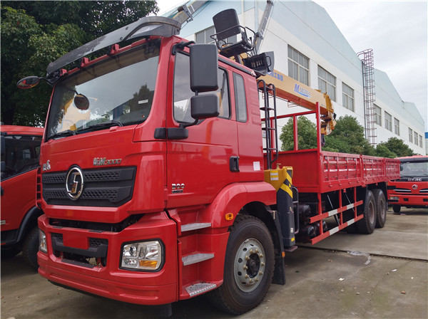 陜汽德龍M3000后雙橋隨車(chē)吊-徐工10噸/12噸/14噸吊機(jī)