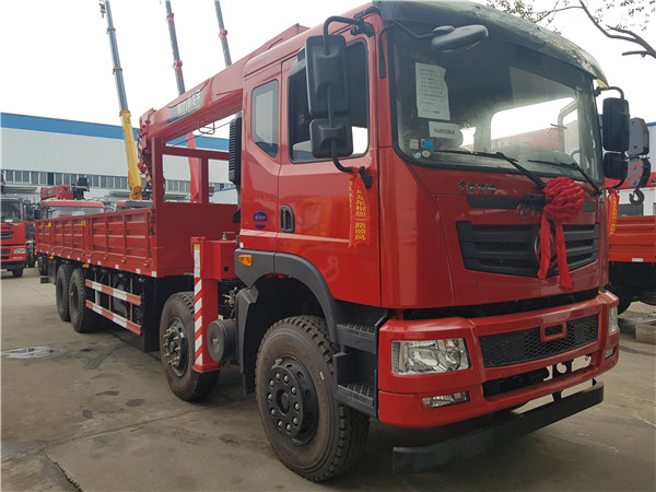 東風(fēng)T5前四后八隨車(chē)吊-14噸/16噸徐工隨車(chē)吊