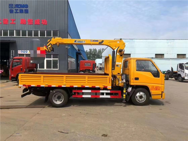 江鈴順達(dá)單排2噸隨車(chē)吊/國(guó)六藍(lán)牌徐工隨車(chē)吊