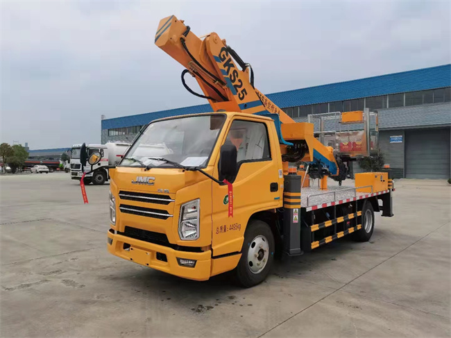 新款江鈴25米藍(lán)牌高空作業(yè)車